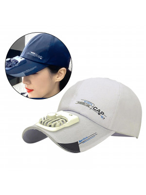 Baseball Cap with Fan USB Summer Outdoor Sun Hat for Outdoor Golf Fishing