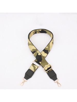 Camouflage Canvas Adjustable Shoulder Bag Strap Removable Replacement Belt 145cm