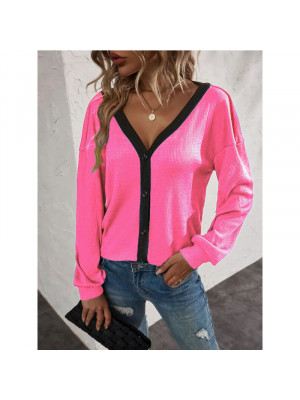 Ladies Long Sleeve Casual Cardigan Tops Womens Blouse Open Front Coat Plus Size