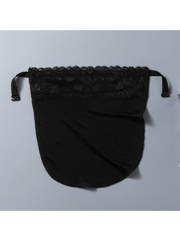 Anti Glare Lace Clip-on Mock Cami Bra Insert Overlay Modesty Panel Mock Camisole