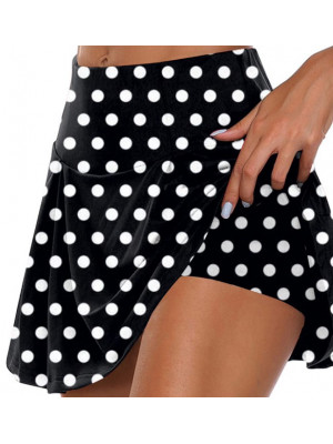 Womens Skirt Girls Flared Lady Dance Culotte Pants Short Party Mini Skort Summer