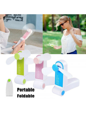 Rechargeable Pocket Travel Camping Portable Mini Hand-held Folding Desk Fans