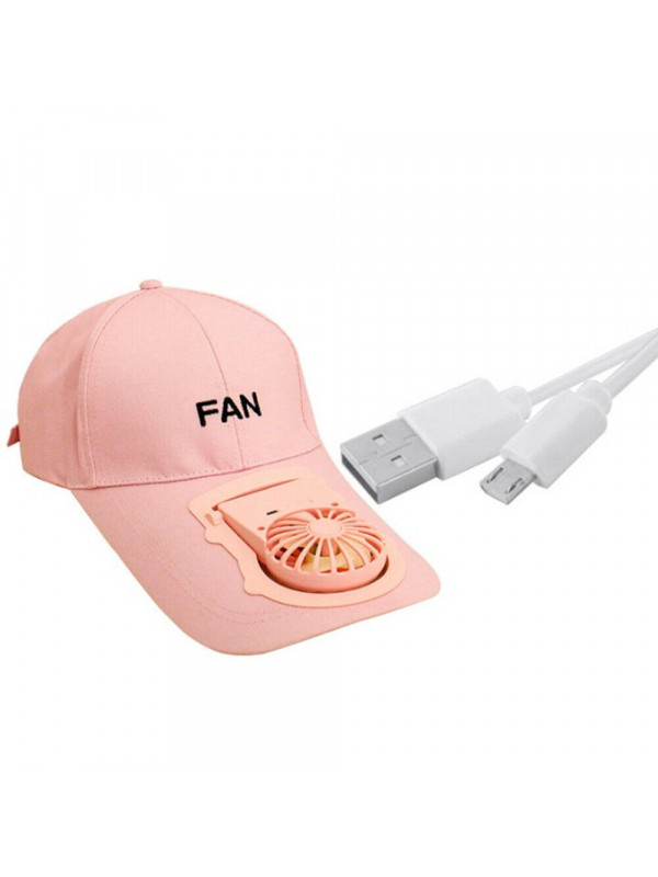 3-Speed Fan Charging 600mAh USB Hat Fan Portable Sun Cap Adjustable