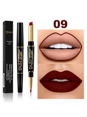 DNM Waterproof Super Stay 24 Hour 12 Color / 2 in 1 Lipstick Matte Lip Liner