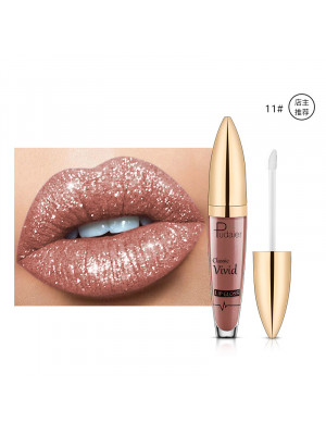 Pudaier Shining Lip Diamond Glitter Liquid Lipstick Long Lasting Matte Lip Gloss