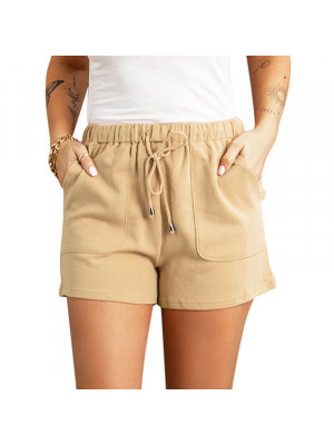 Summer Womens Casual Drawstring Shorts Ladies Short Stretch Hot Pants Plus Size