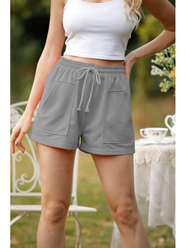 Womens Casual Elastic Waist Drawstring Pants Ladies Summer Beach Holiday Shorts