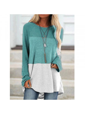 Women Pullover Loose Long Sleeve Blouse Casual Shirt Ladies Tops Tunic Plus Size