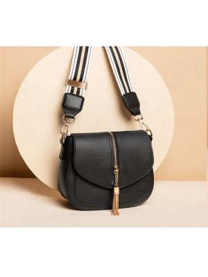 Womens Lady Cross Body Messenger Fashion Shoulder Saddle Bags Detachable Handbag