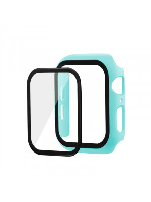 Bumper Glass Screen Protector Watch Case Cover Shell For Apple iWatch 5 38-44MM