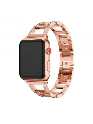 Bling Diamond Metal Bracelet Watch Strap Band Wristband for iWatch 38 40 42 44mm