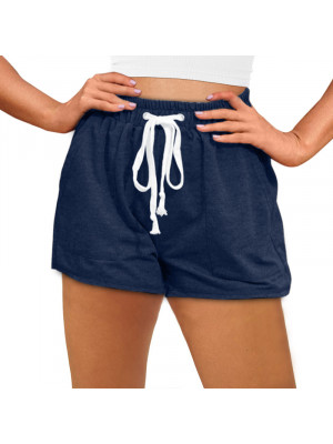 Womens Ladies Shorts Cotton Elastic Waist Jogging Gym Yoga Pants Trousers UK