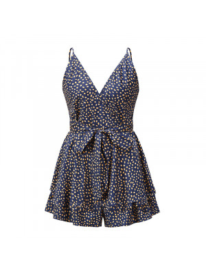 Women Holiday Dress Jumpsuit Mini Playsuit Summer Casual Beach Dresses UK Size