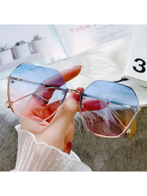Ladies Women Designer Polarized Sunglasses Driving Eyewear UV400 Lens Rimless