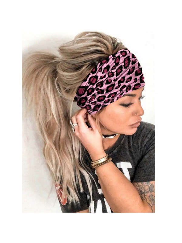 Nonslip Women Sweatband Elastic Yoga Hairband Bandana Sports Headband Running Butterfly Flower Print Hair Band Unisex