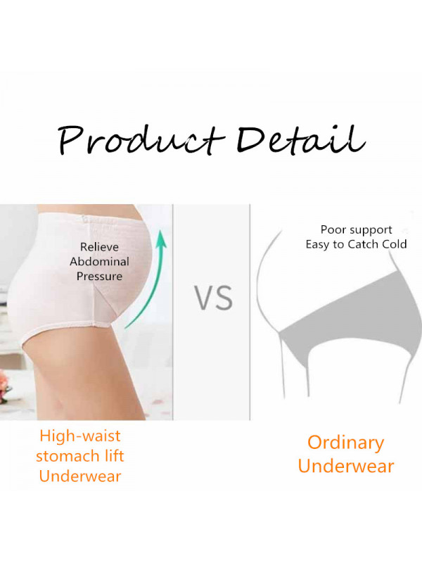 Womens Cotton Over Bump Pregnancy Maternity Underwear  Support Comfy Briefs Panties