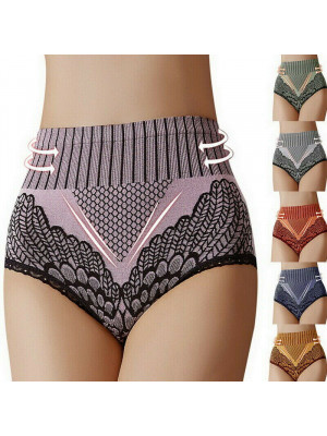 Women High Waist Knickers Ladies Body Shaper Hip Lift Tummy Control Underwear UK