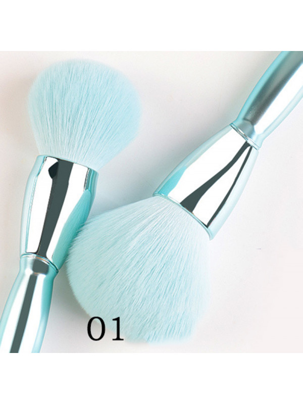 10PCS Make up Brush Set Buffer Powder Contour Eyeshadow Eyeliner Makeup Brushes