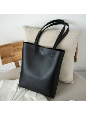 Ladies PU Leather Shoulder Bags Summer Holiday Tote Shopping Reusable Handbag UK